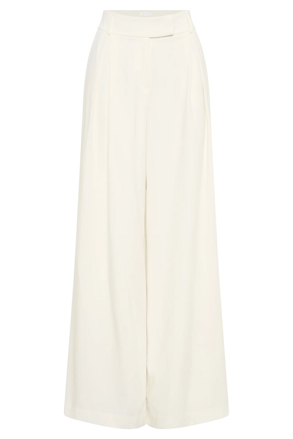 Jacqueline Pleated Wide Leg Pants - Ivory