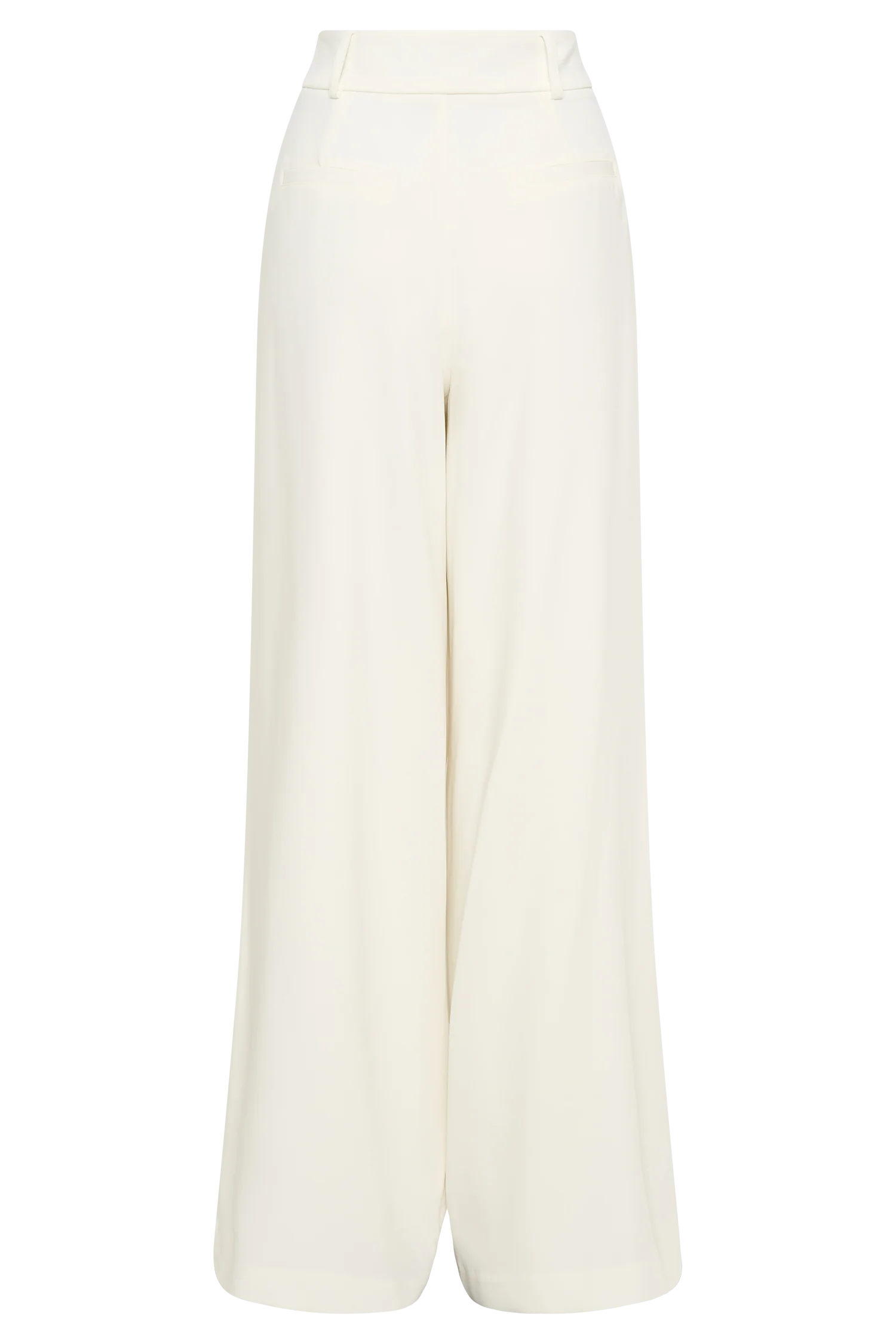 Jacqueline Pleated Wide Leg Pants - Ivory