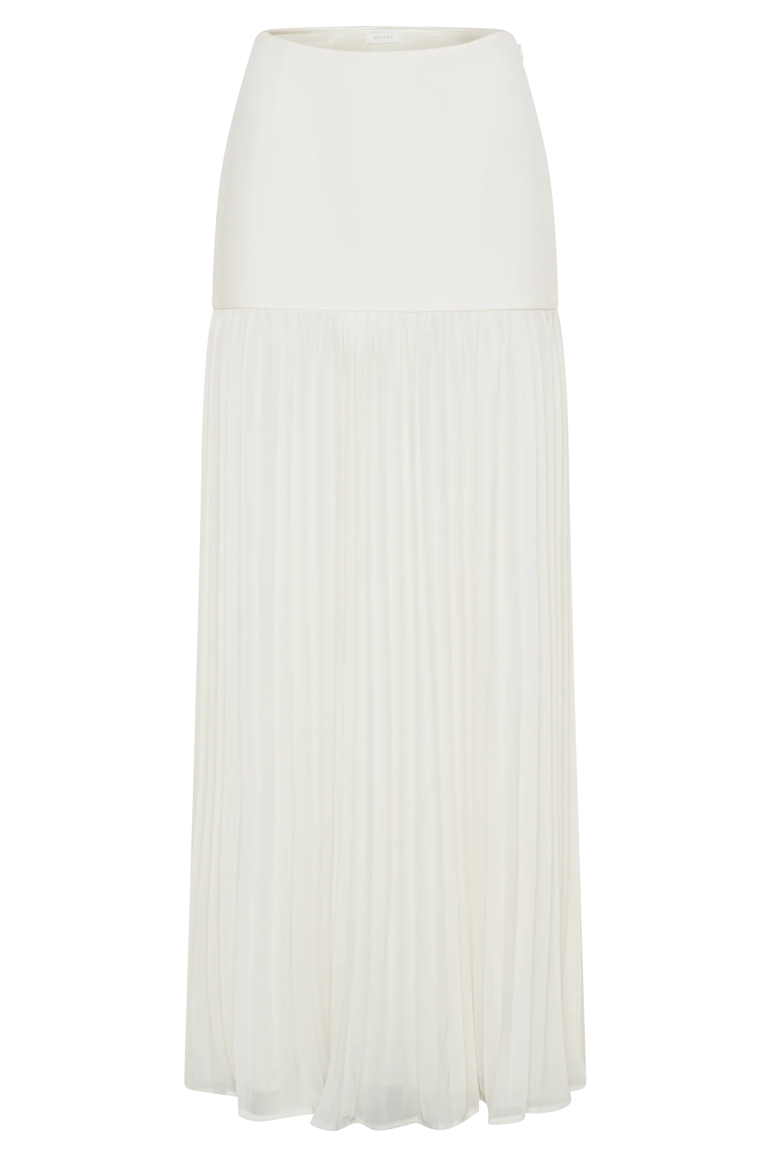 Jillian Pleated Maxi Skirt - Ivory