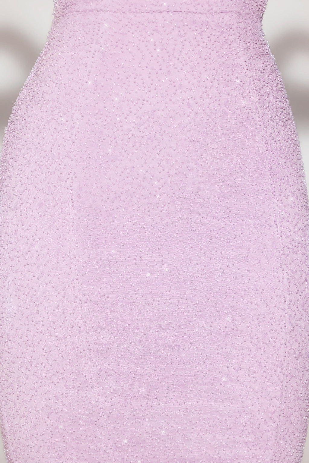 Embellished Plunge Halter Neck Midaxi Dress in Lilac