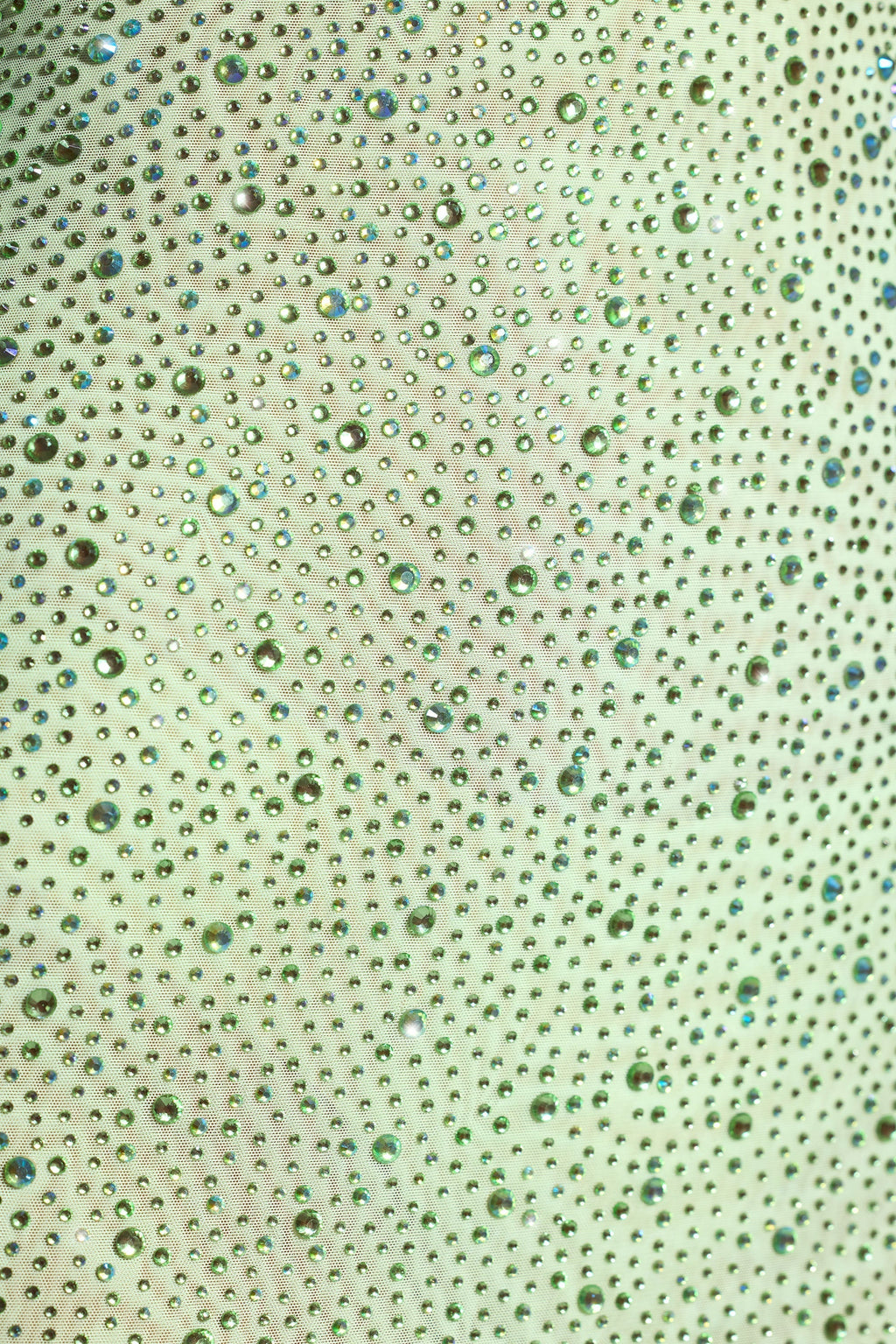 Embellished Fishtail Maxi Dress in Pistachio